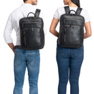 Damenrucksack Herrenrucksack schwarz