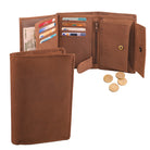 Lederbrieftasche braun