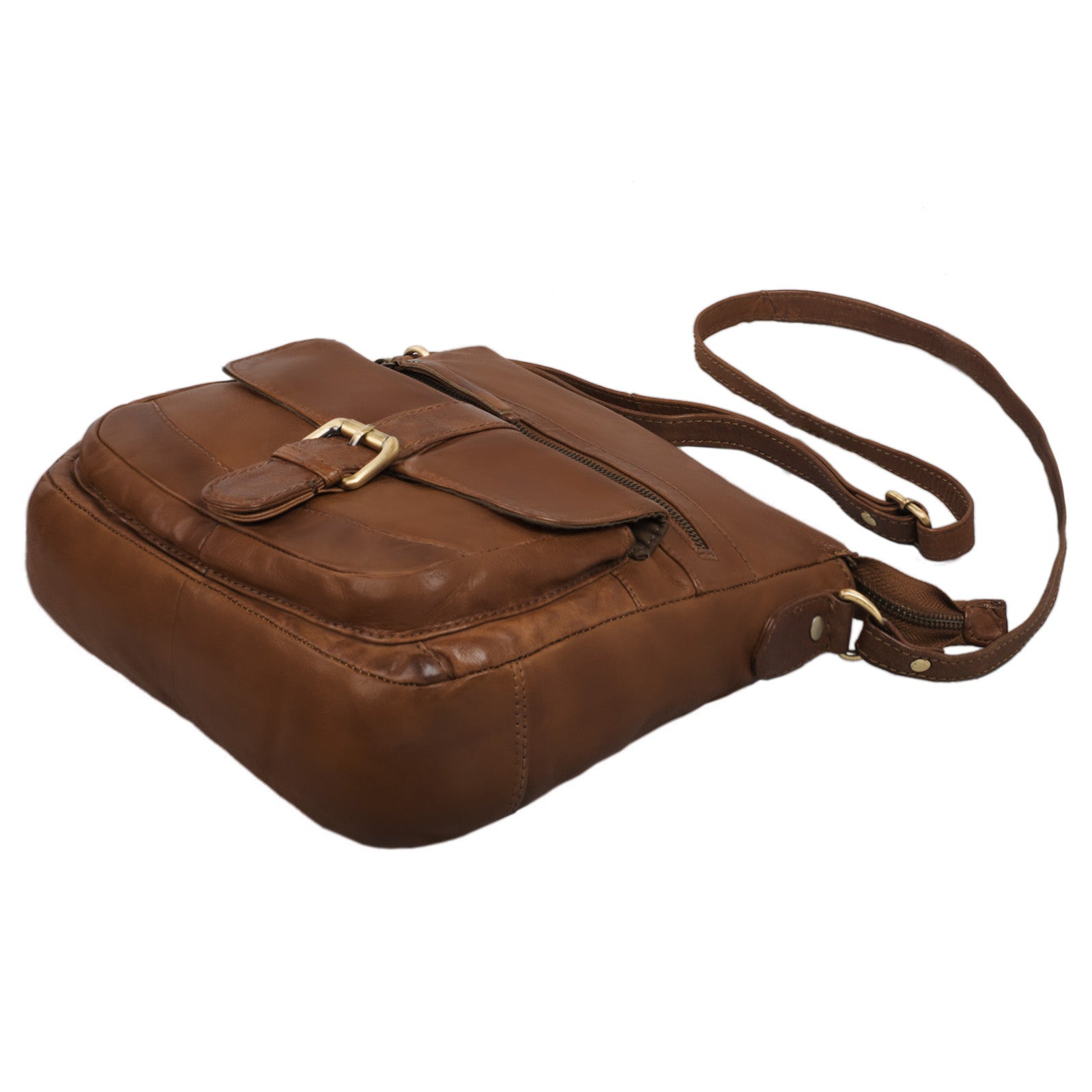 Lederhandtasche für Damen Vintage braun