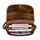 Ledertasche Damen klein braun