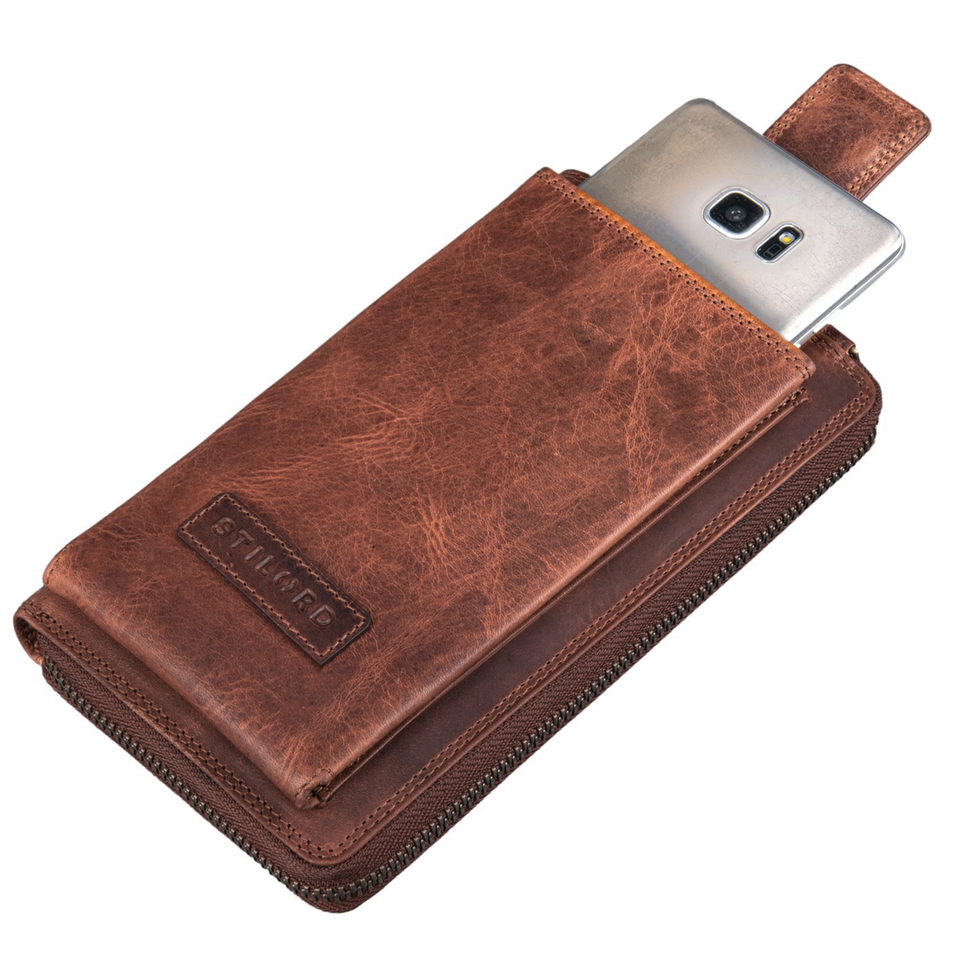 Leder Geldbörse Handy