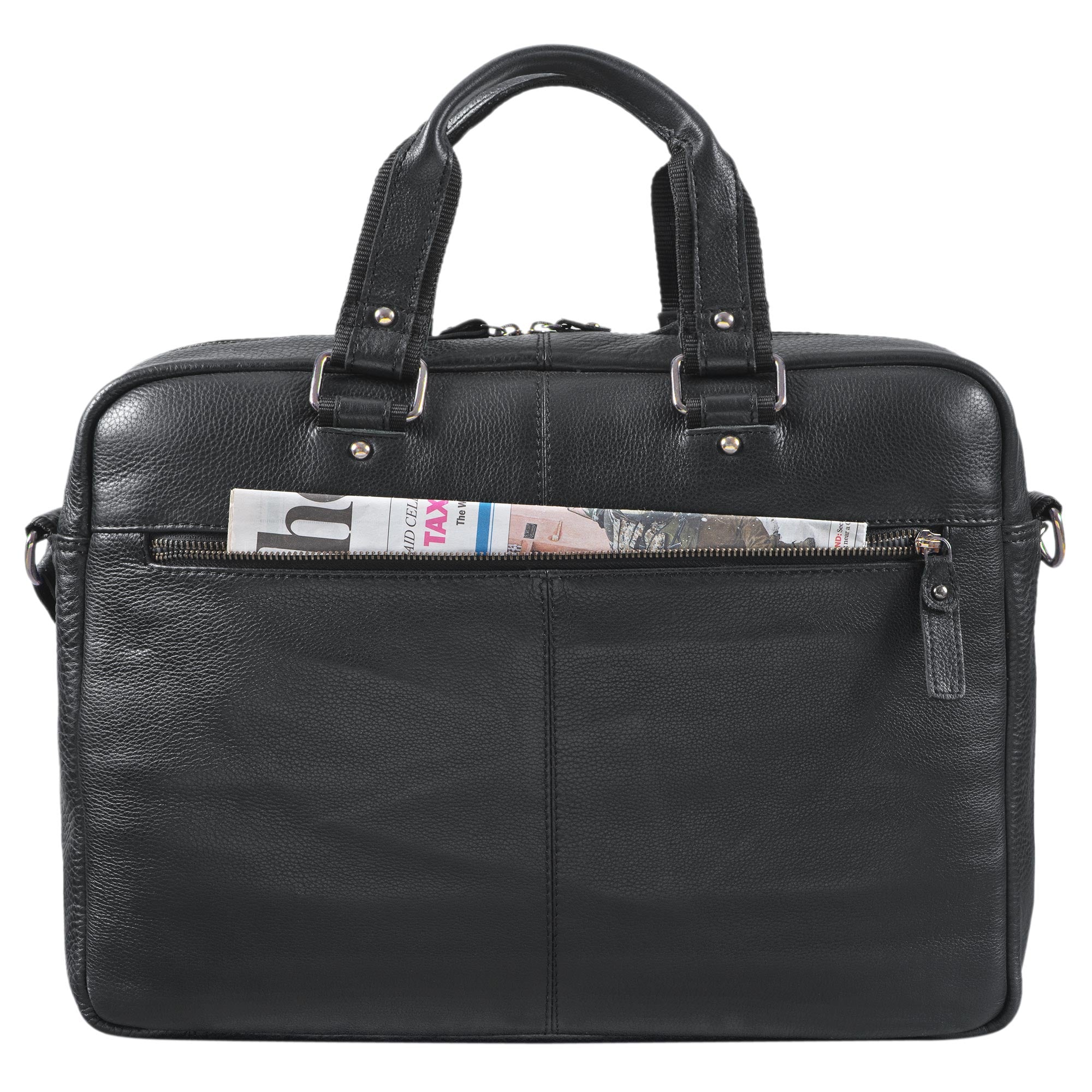 Klassische Bürotasche Herren Leder XL
