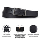 Ledergürtel Herren schwarz