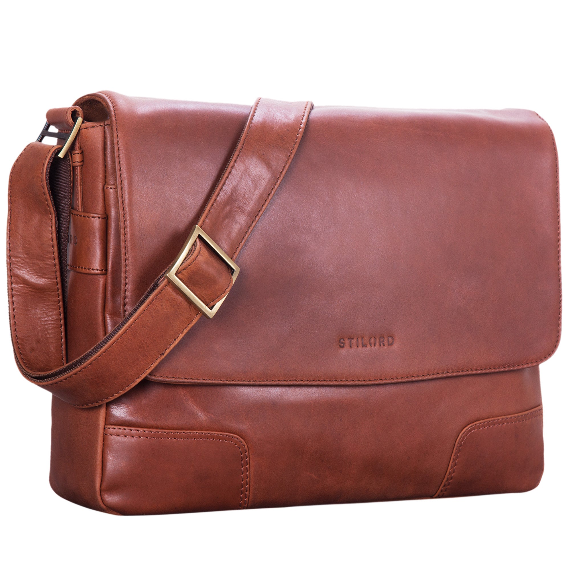 Vintage Messenger Bag Leder 13 14 Zoll