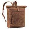 "Lutz" Grande Zaino Rolltop Pelle