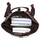 Lederrucksack Roll Over Überschlag