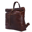 Roll Top Rucksack Vintage Leder