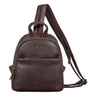 Business Rucksack klassisch Leder braun