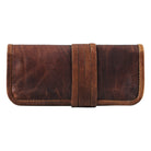 Leder Griffelmappe Vintage braun