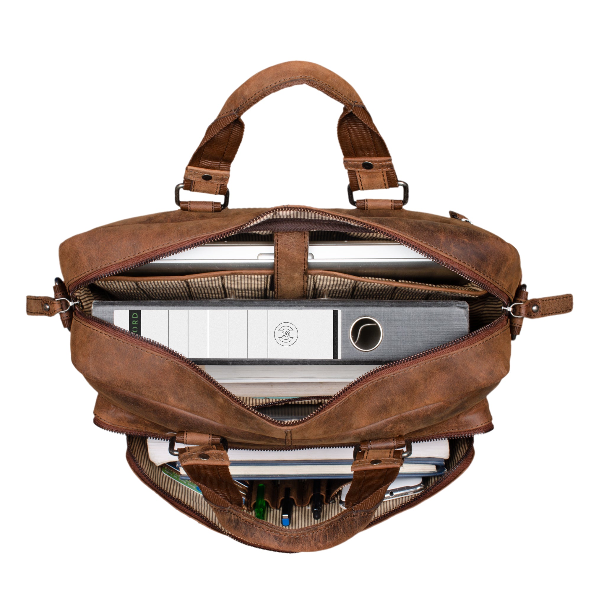 Vintage Leder Aktentasche
