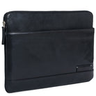Schwarze Ledertasche 13 Zoll