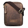 “Brandon” Borsa Tracolla Piccola da Uomo in Pelle