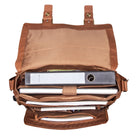 Ledertasche Umhängetasche Herren XL braun