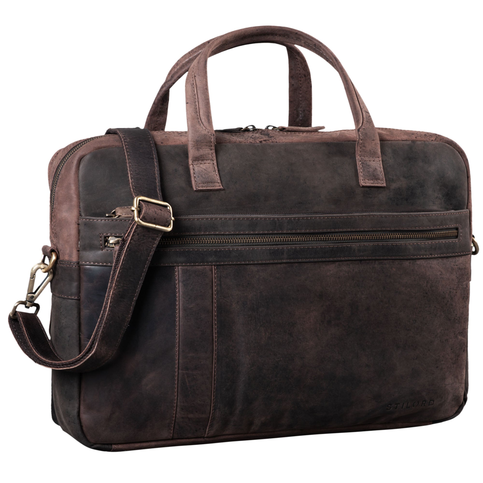 Ledertasche Umhängetasche Vintage XL