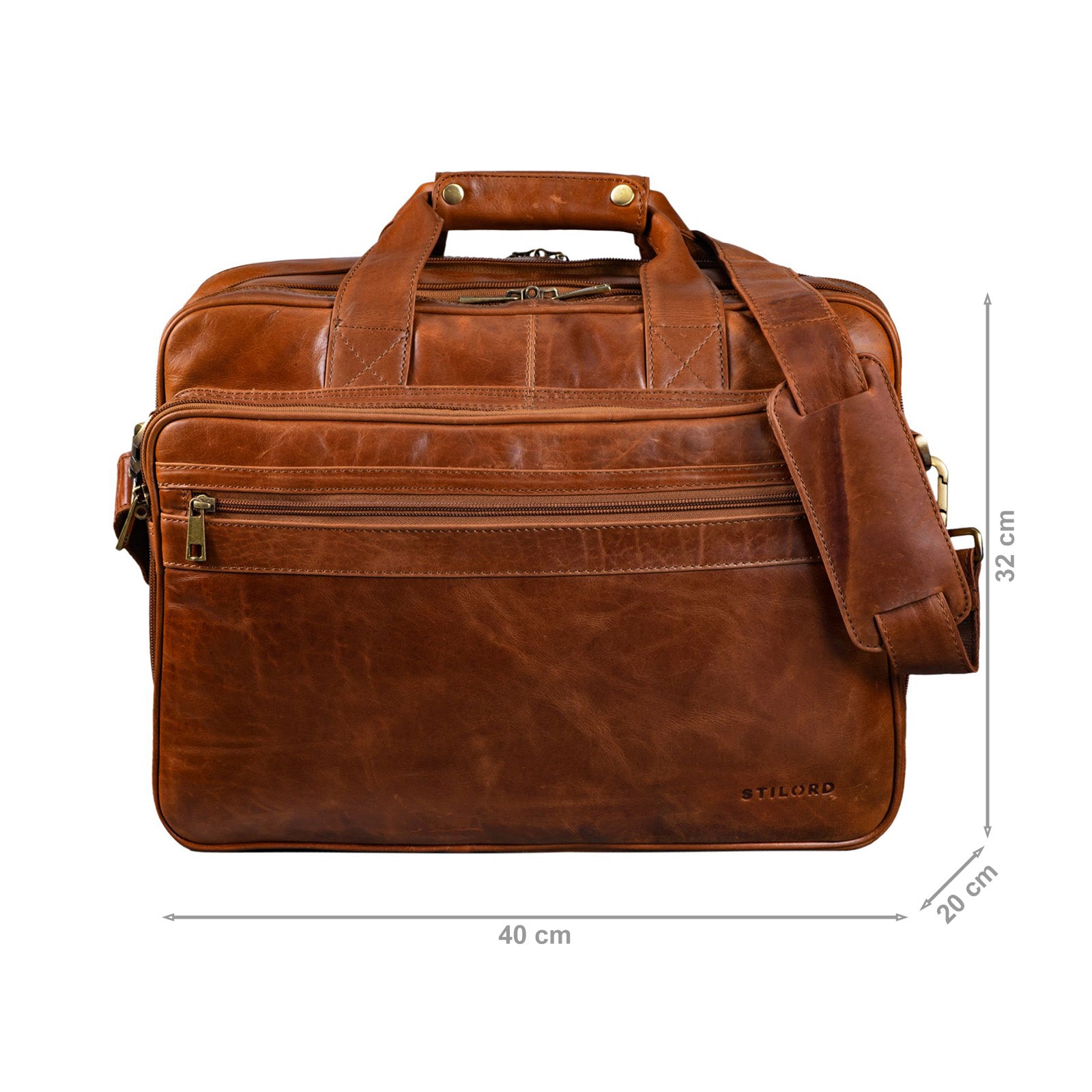 Lehrertasche Herren Leder braun