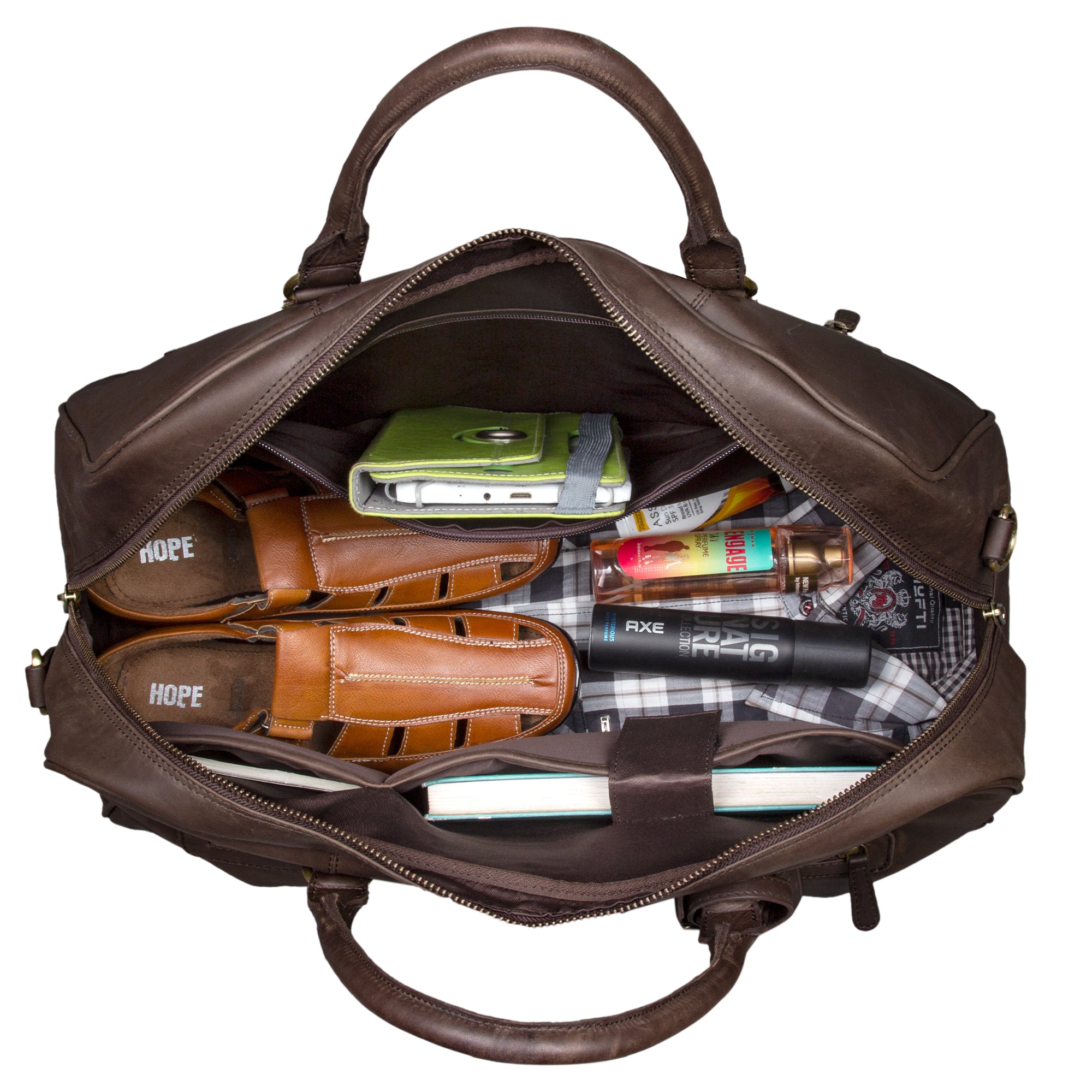 XXL Ledertasche Herren braun