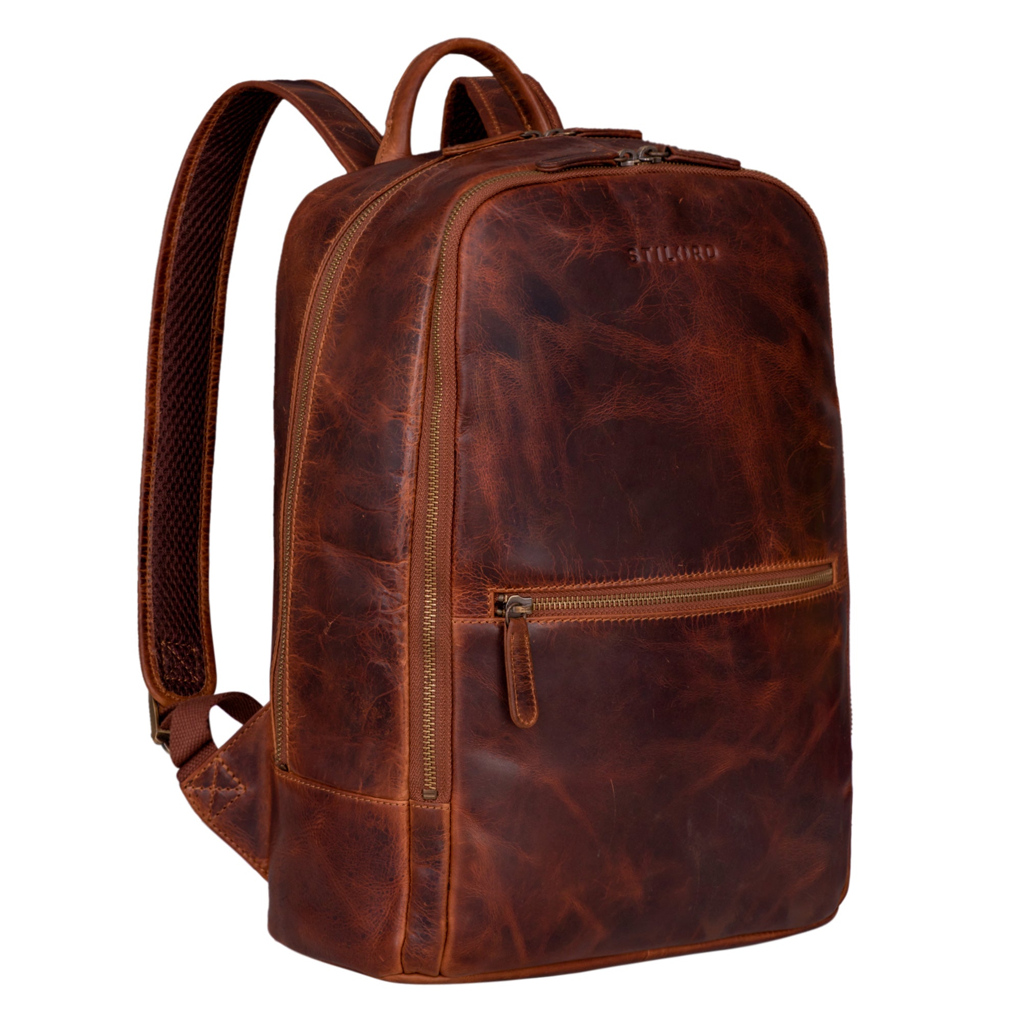 Rucksack Klein Vintage Cognac