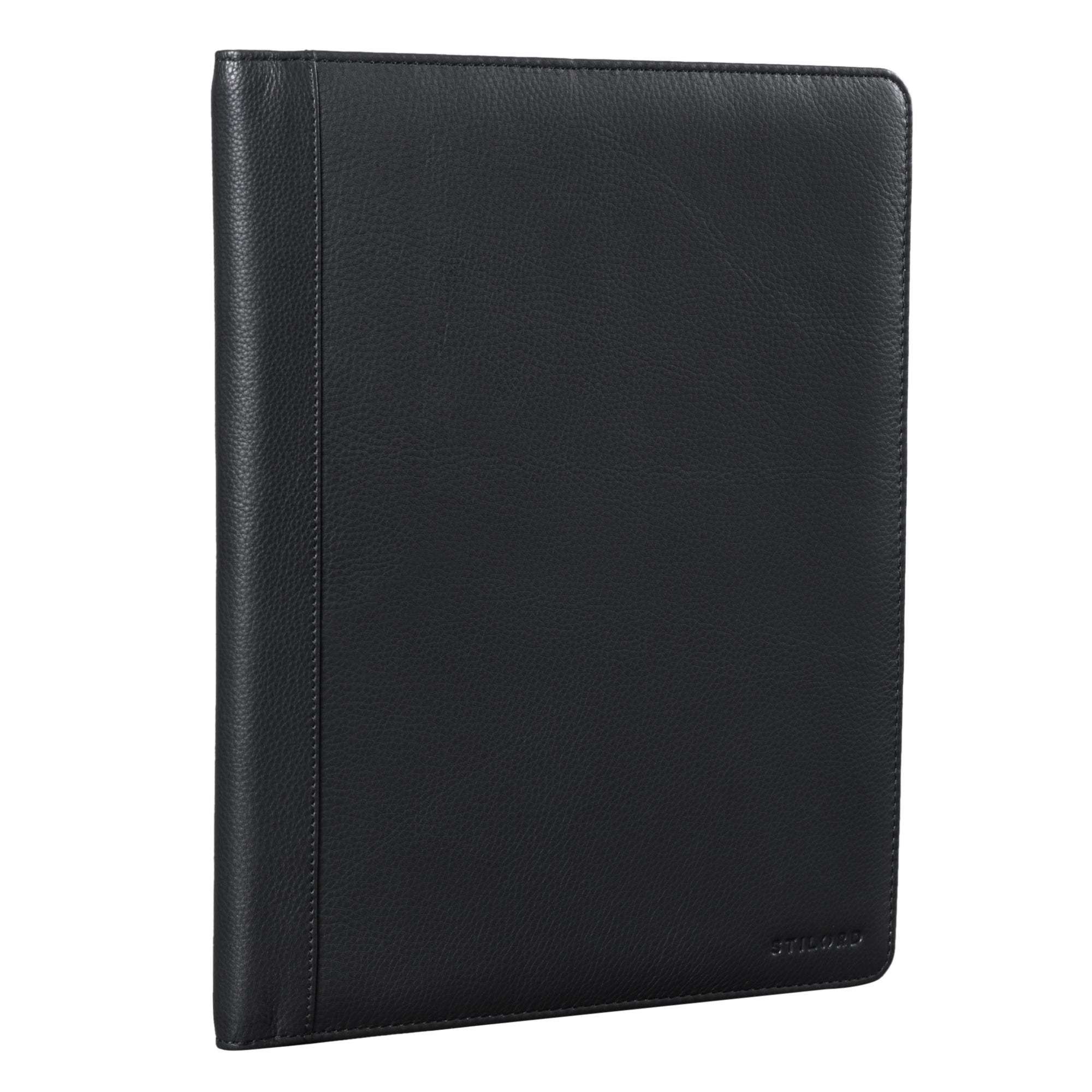 Schwarze Herren Ledermappe Business