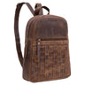 cityrucksack echtleder braun