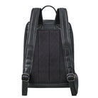 schwarzer Lederrucksack für Herren