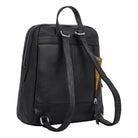 Shopping rucksack frauen echt leder schwarz