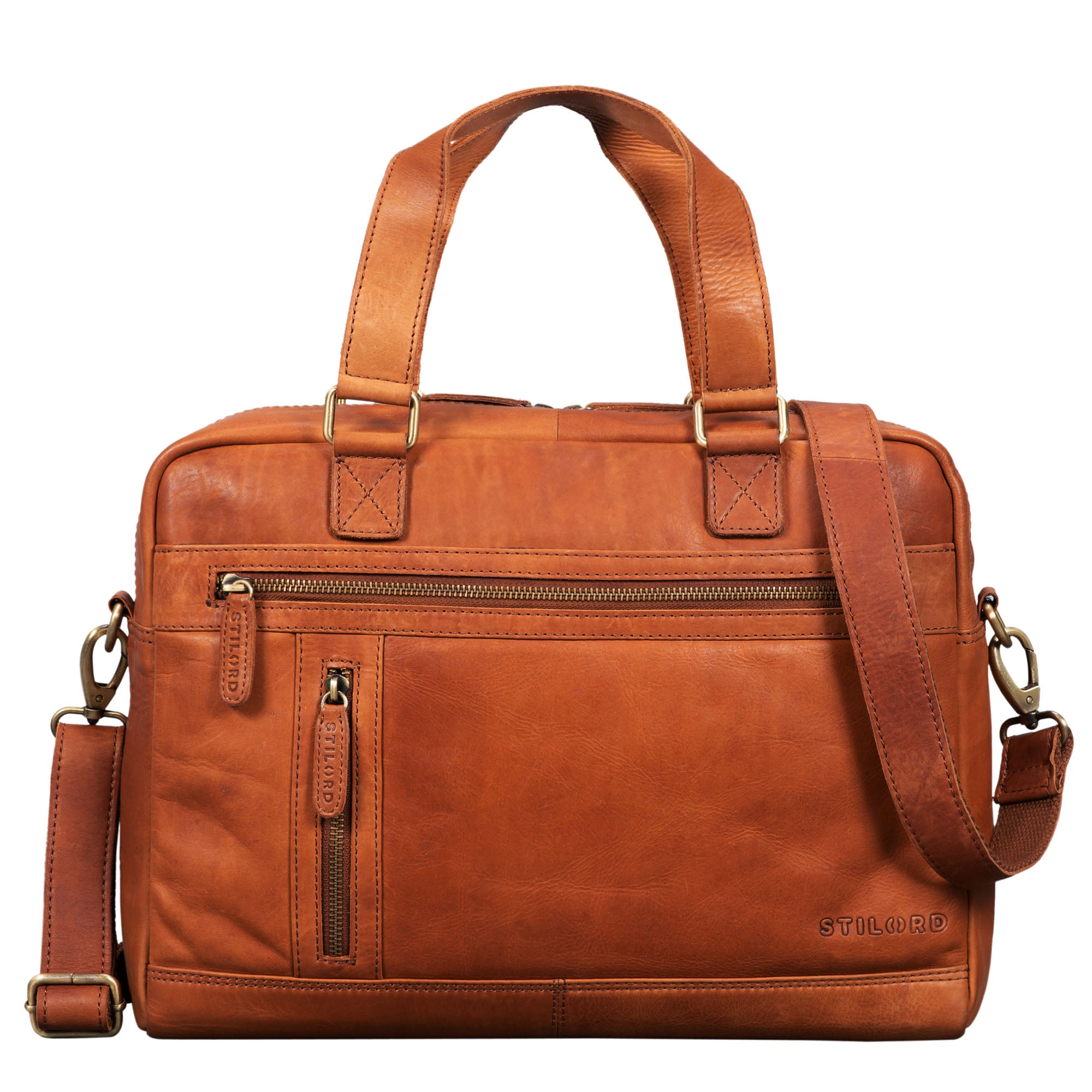 Vintage Leder Laptoptasche 13,3 Zoll