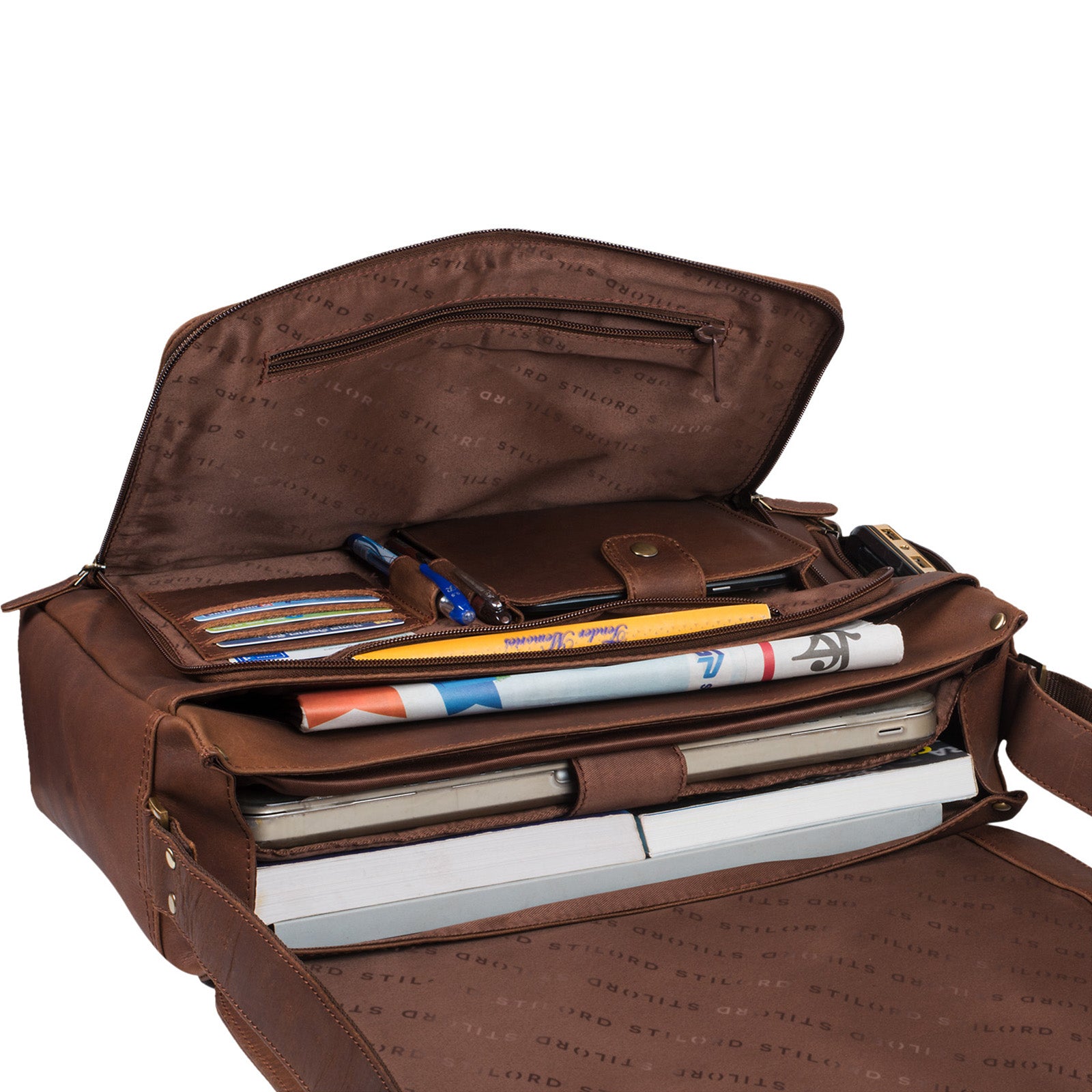 Lehrertasche 15.6 Zoll Leder