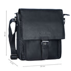 Leder Herrentasche schwarz