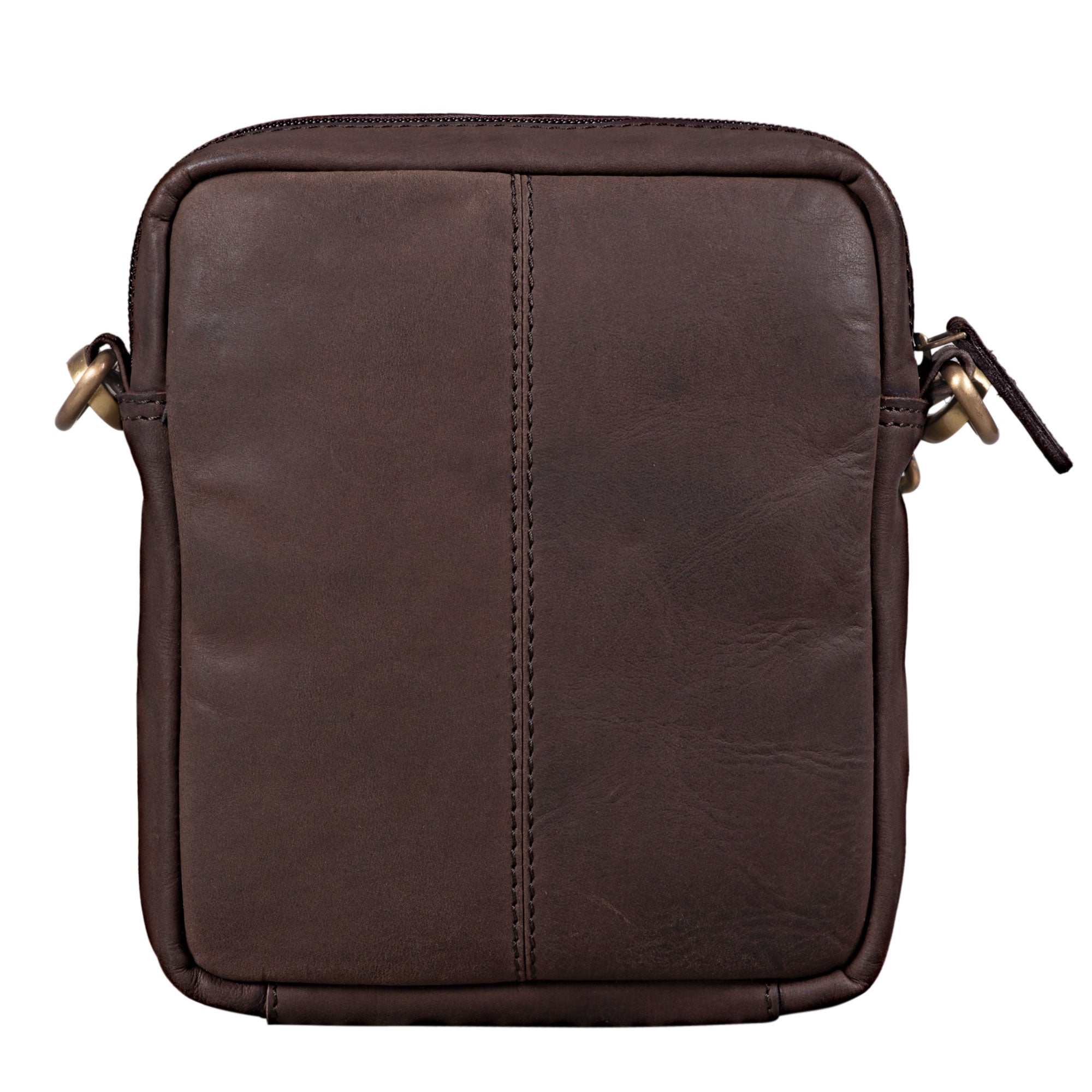 Echt-Leder Handtasche braun