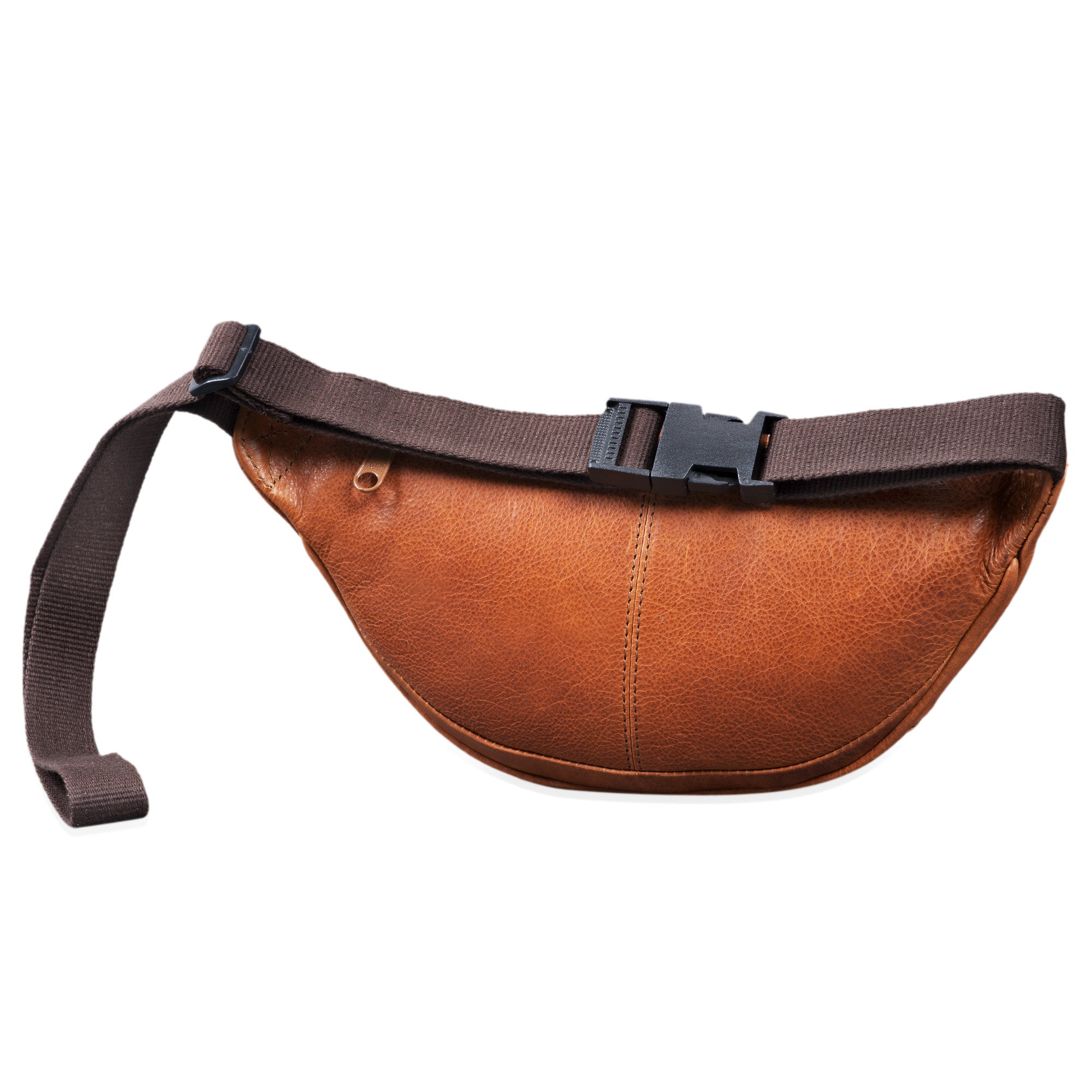 Bauchtasche Leder cognac