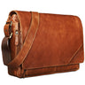 Seconda opzione "Nick" Borsa messenger uomo donna in pelle stile Vintage