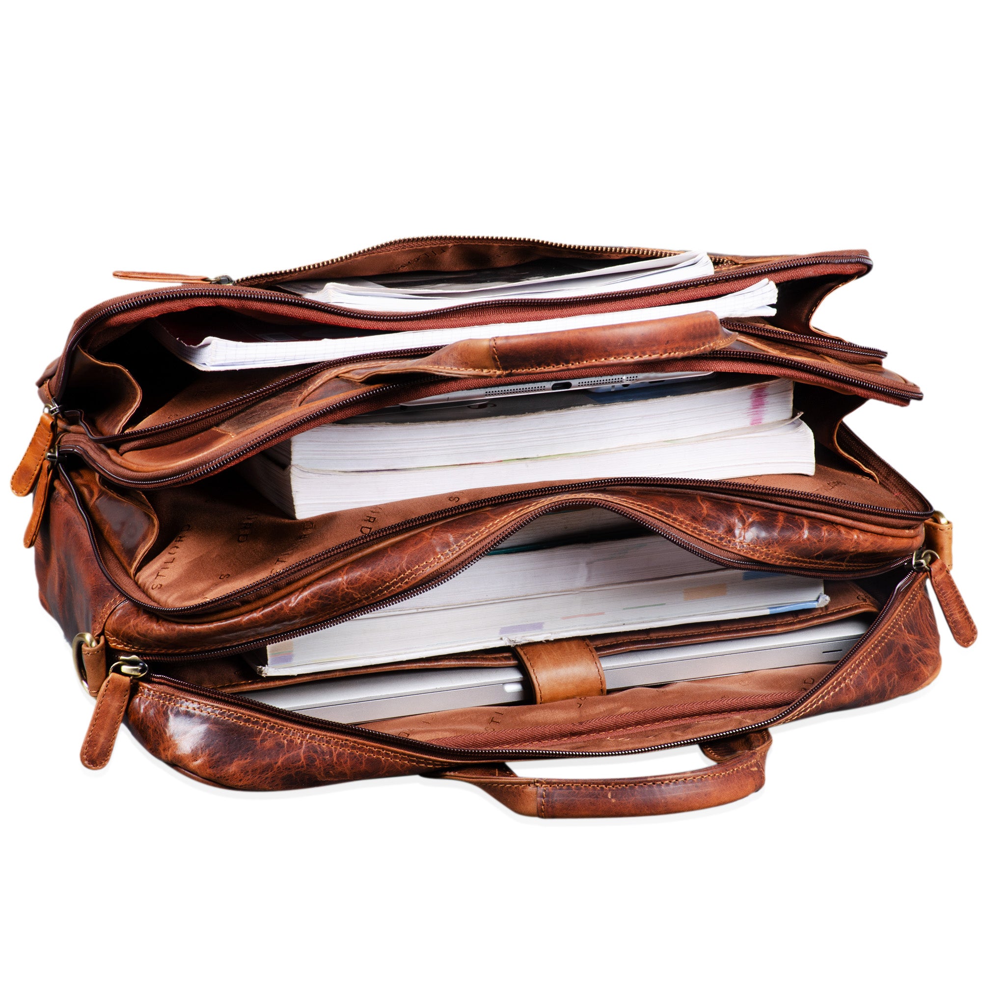 Braune Ledertasche Groß
