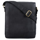 Schwarze Ledertasche Herren 13,3 ZOll