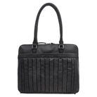Schwarze Damen Echtledertasche zum Ausgehen