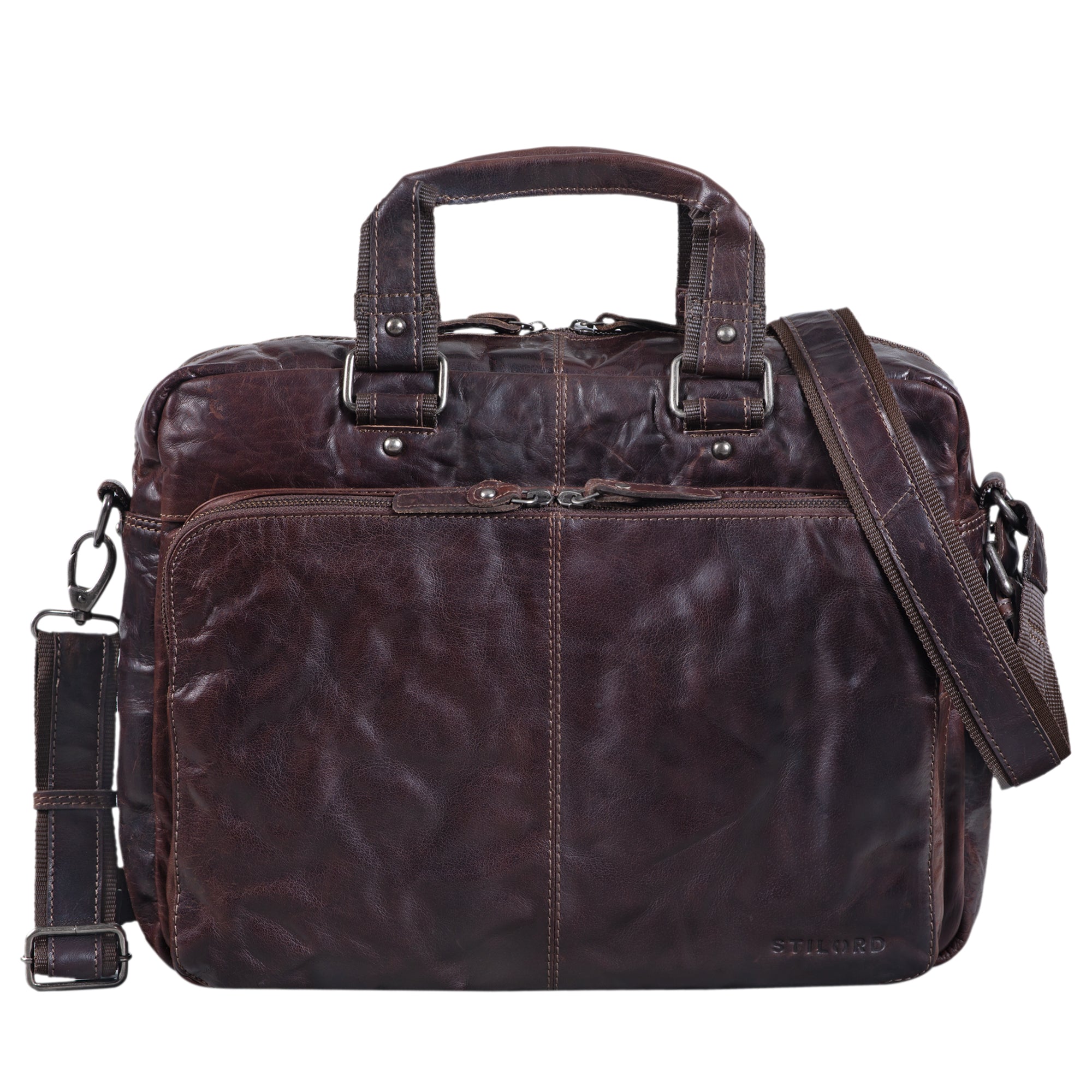 Leder Aktentasche Laptoptasche