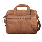 Vintage Leder Lehrertasche braun