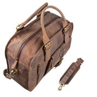 henkeltasche damen leder braun