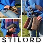 Elegante Clutch Leder Damen