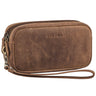 "Tiber" Pochette Uomo con Cinturino da Polso in Pelle