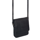 Herren Messenger Bag klein schwarz