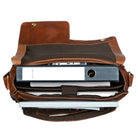 Messenger Tasche Leder cognac braun