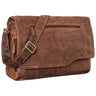 "Marvin" Borsa Messenger vintage in pelle
