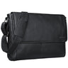 Schwarze Ledertasche Vintage