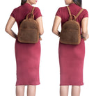 Rucksack Mini Leder braun