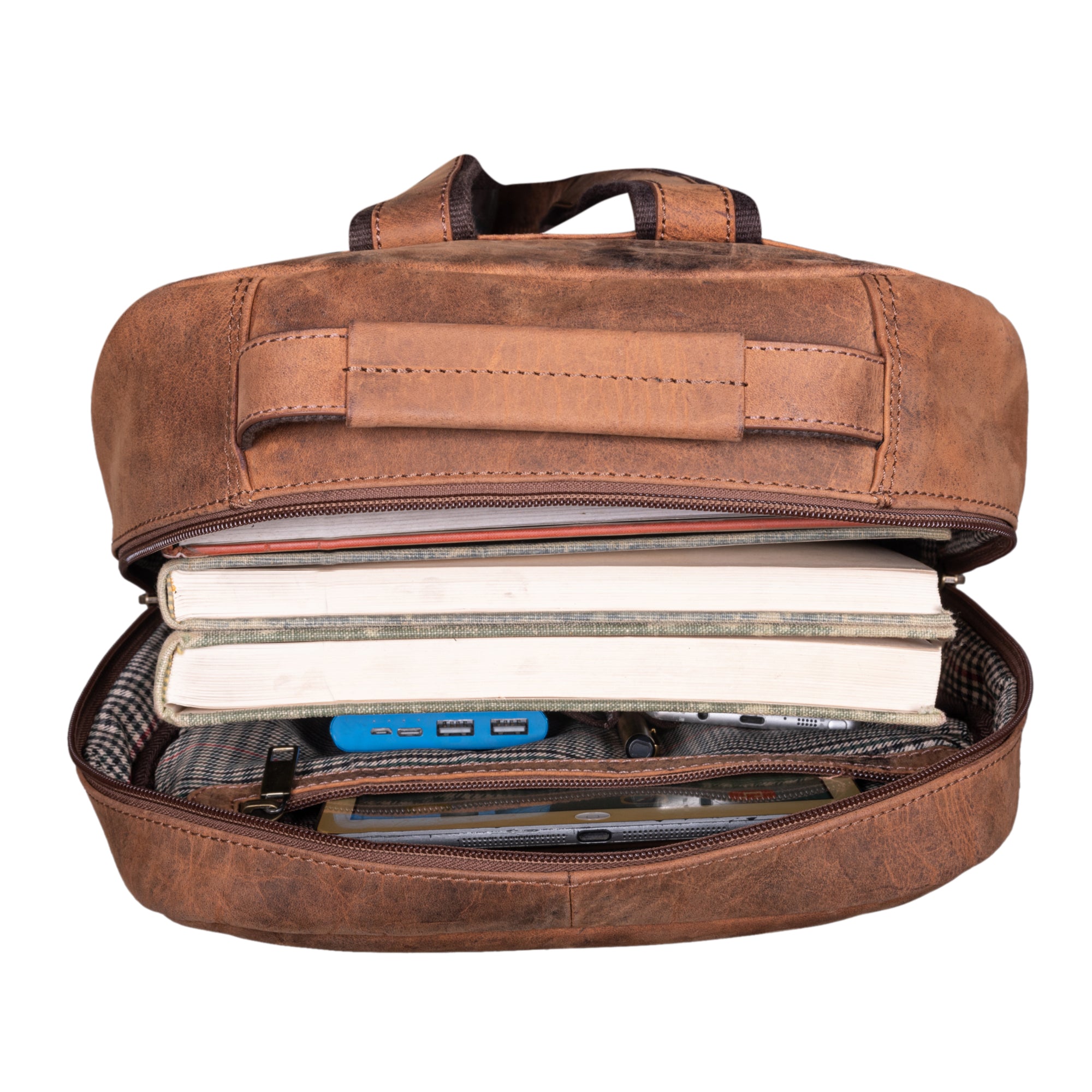 Laptop Rucksack Leder 16 Zoll
