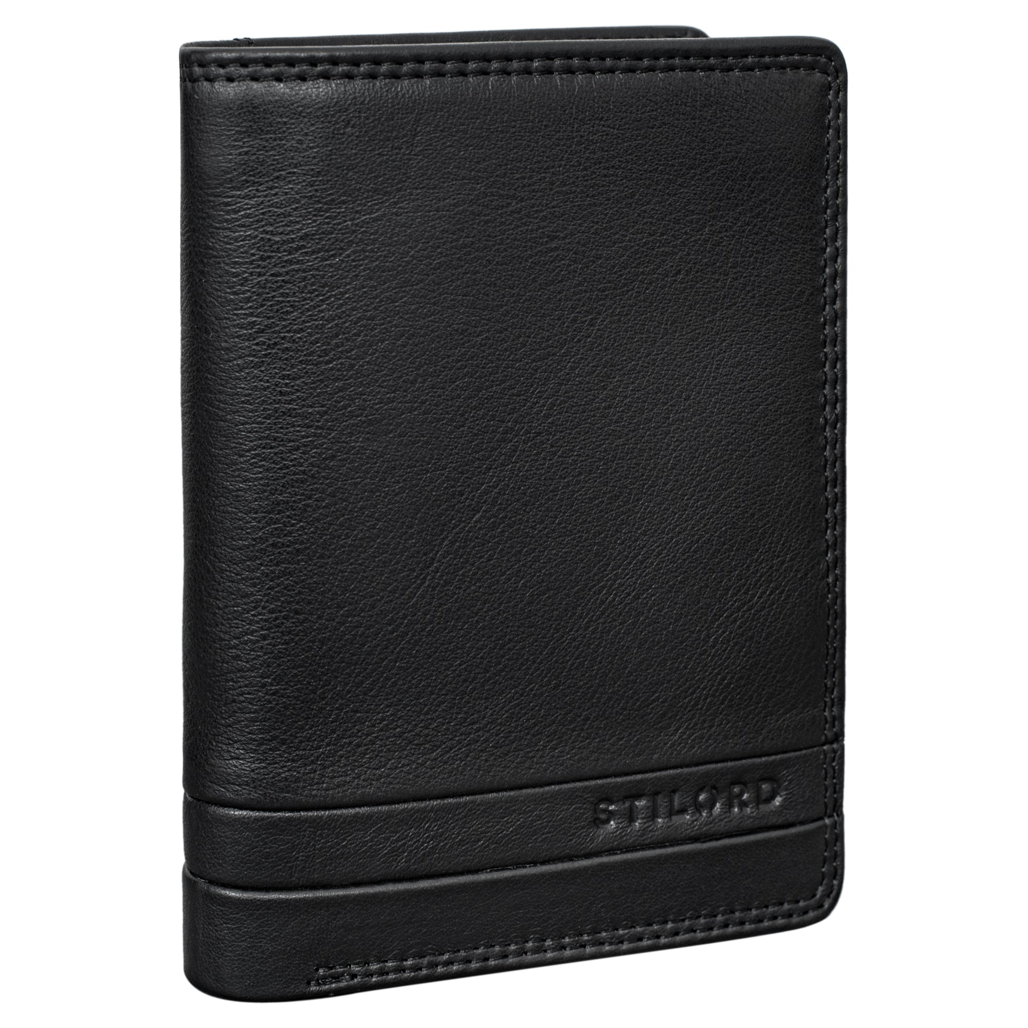 Münz Etui Leder schwarz