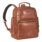 Großer Arbeitsrucksack Herren Leder Damen Backpack
