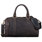 Reisetasche echtes Leder dunkelbraun