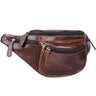"Eliah" Marsupio in pelle vintage da uomo