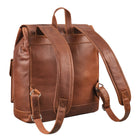 brauner Echtleder Rucksack für Damen